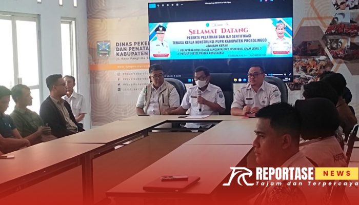 DPUPR Kabupaten Probolinggo Berikan Pelatihan dan Uji Sertifikasi Jabatan Kerja