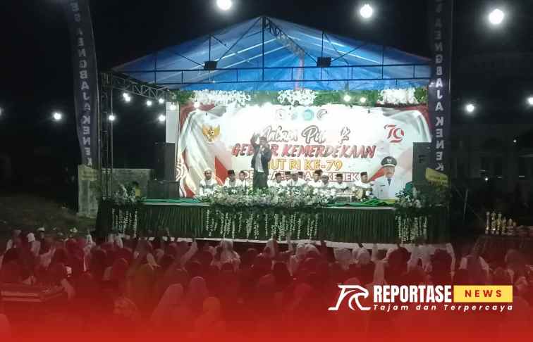 malam puncak ini pemdes menghadirkan penyanyi religi asal Pamekasan, Ahmad Tumbuk, atau yang lebih dikenal sebagai Mat Tumbuk, bersama grup Majelis Pemuda Bershalawat (MPB) Attaufiq,