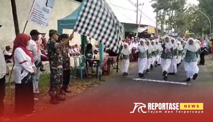 Semarak Lomba Gerak Jalan HUT ke-79 RI Kecamatan Sukodono: Perkokoh Nasionalisme Persatuan