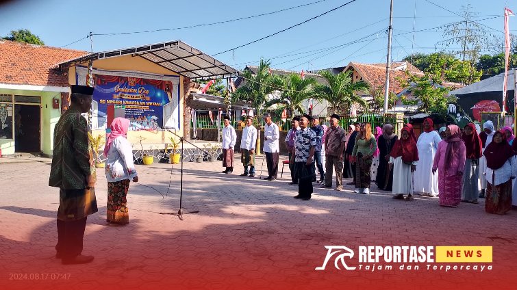 Warga RW 5 Kraksaan giat upacara peringati HUT RI KE-79