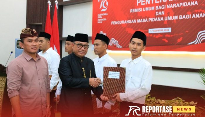 592 Narapidana Lapas Banyuwangi Terima Remisi Umum Kemerdekaan, 6 Langsung Bebas