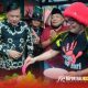 Margarreta (Yulma), saat potong tumpeng acara tasyakuran dalam rangka memperingati HUT ke-79 RI