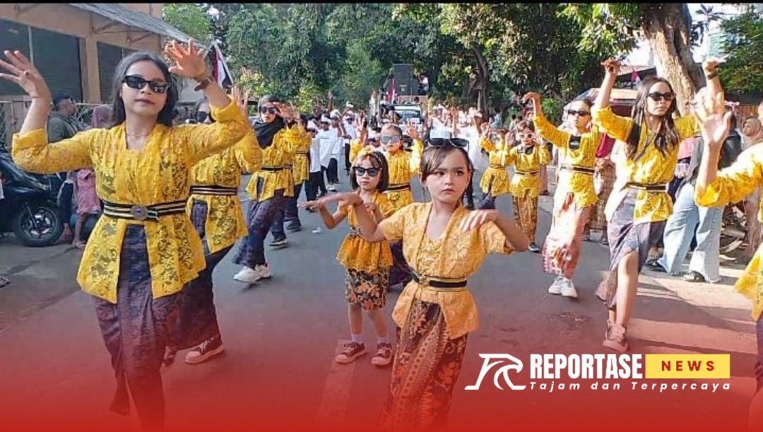 Karnaval seni budaya lokal dusun rowojati tengah