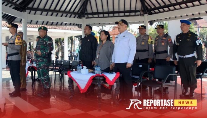 Forkopimda Lumajang Gelar Apel Pasukan Operasi Mantap Praja Semeru 2024