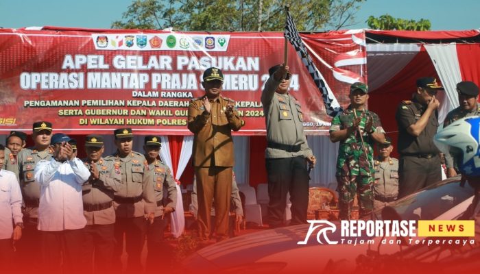 Pj Bupati Probolinggo Pimpin Apel Gelar Pasukan Operasi Mantap Praja Semeru 2024