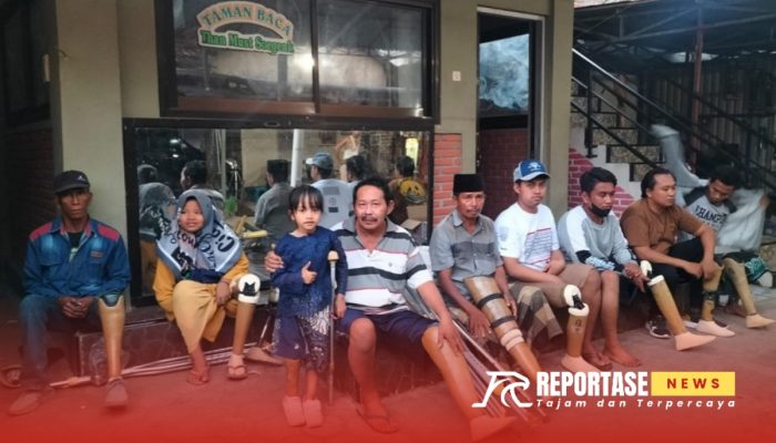 Baznas Probolinggo Berikan Bantuan Kaki Palsu Bagi Kaum Dhuafa Fakir