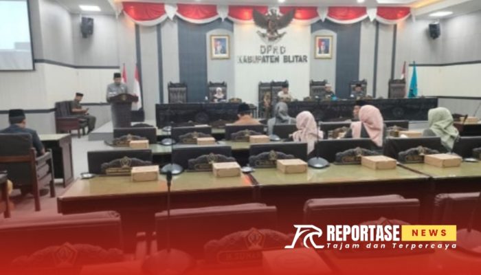5 Fraksi DPRD Blitar Sampaikan Pandum Terhadap Ranperda Perubahan APBD 2024