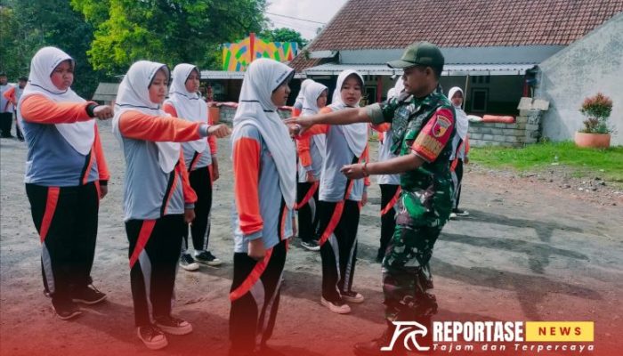 Pelatihan PBB, Babinsa Pronojiwo: Wujudkan Disiplin dan Cinta Tanah Air melalui Wasbang
