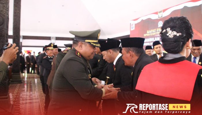 Dandim 0821 Ucapkan Selamat atas Pelantikan Anggota DPRD Kabupaten Lumajang Periode 2024-2029