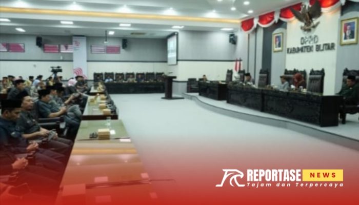 DPRD Blitar Gelar Rapat Paripurna Sampaikan Tanggapan Bupati atas Pandangan Umum Fraksi Terhadap Rancangan Perubahan APBD 2024