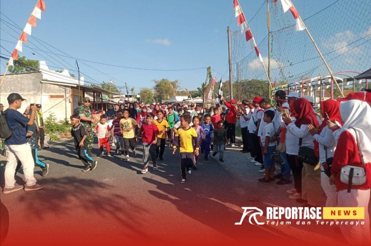 Semarak HUT RI ke-79, Ribuan Warga Bluto Ikuti Jalan Sehat Meriah