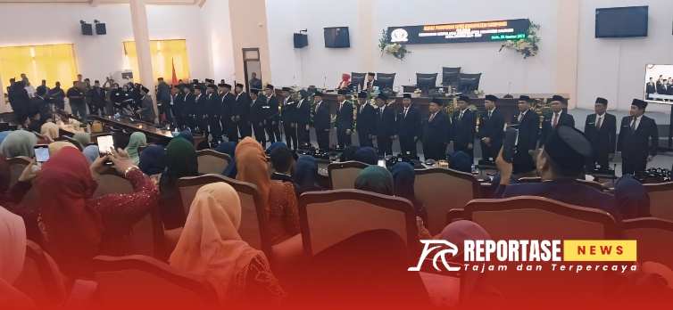 Sebanyak 45 anggota dewan terpilih DPRD Kabupaten Sampang periode 2024-2029 dilantik