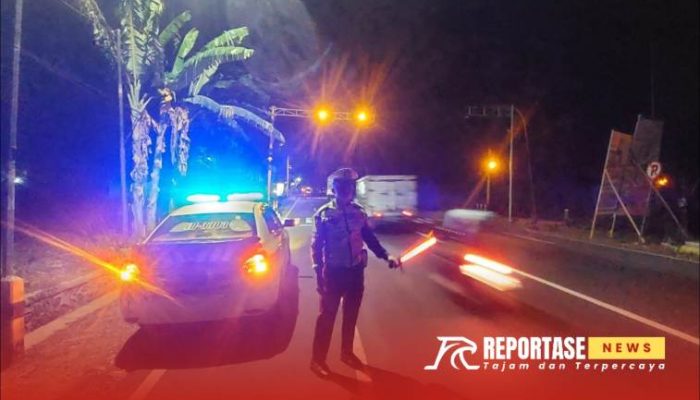 Satlantas Polres Lumajang Gelar Patroli Malam Cegah Laka Lantas dan Balap Liar