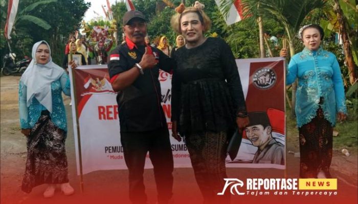 Wartawan Reportasenews.net Ikut Meriahkan Kirab Budaya HUT RI ke-79 di Desa Sumbersari
