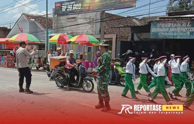 Lomba gerak jalan tingkat Sekolah Dasar (SD) dan Madrasah Ibtidaiyah (MI) di Kecamatan Candipuro