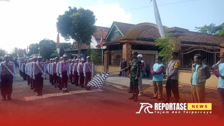 Pelepasan peserta lomba tingkat SD/MI, SMP/MTs, SMK/MA di Kecamatan Kunir