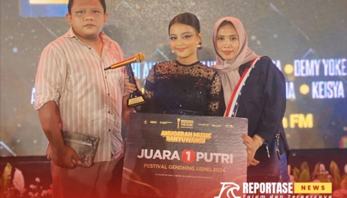 Juara Terbaik FGU, Paramitha Melani Gemparkan Pangung Anugerah Musik Banyuwangi 2024