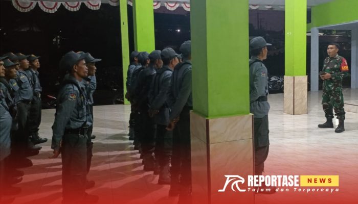 Arahan kepada anggota Perlindungan Masyarakat (Linmas) dan Satgas Keamanan Desa (SKD)