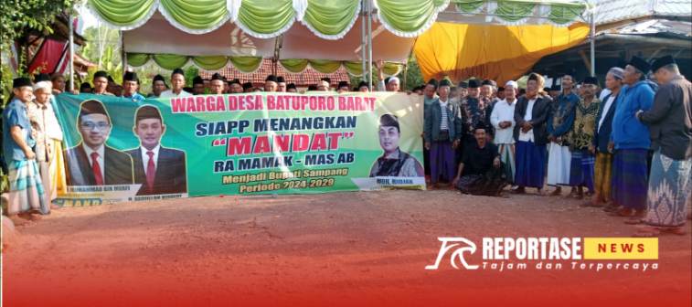 Warga Desa Batuporo Barat, Kecamatan Kedungdung Sampang,