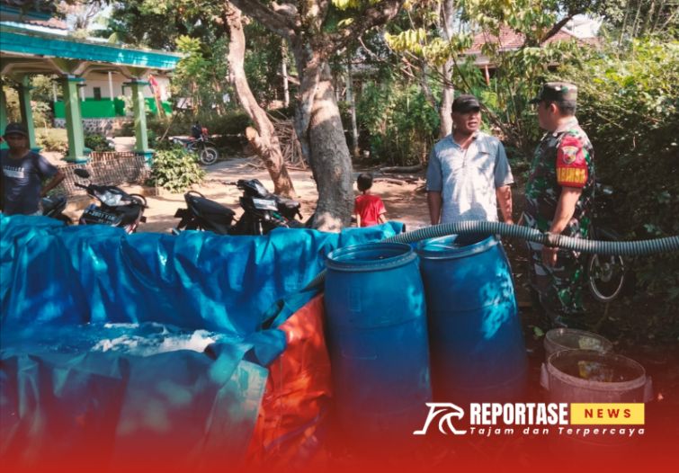Kehadiran Babinsa dalam setiap kegiatan distribusi air bersih
