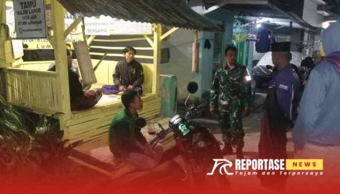 Patroli Wilayah Babinsa Labruk Lor: Upaya Bersama Meningkatkan Keamanan Lingkungan