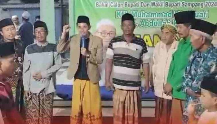 Warga Desa Apaan Pangarengan Deklarasikan Pemenangan Kiai Mamak dan Mas AB
