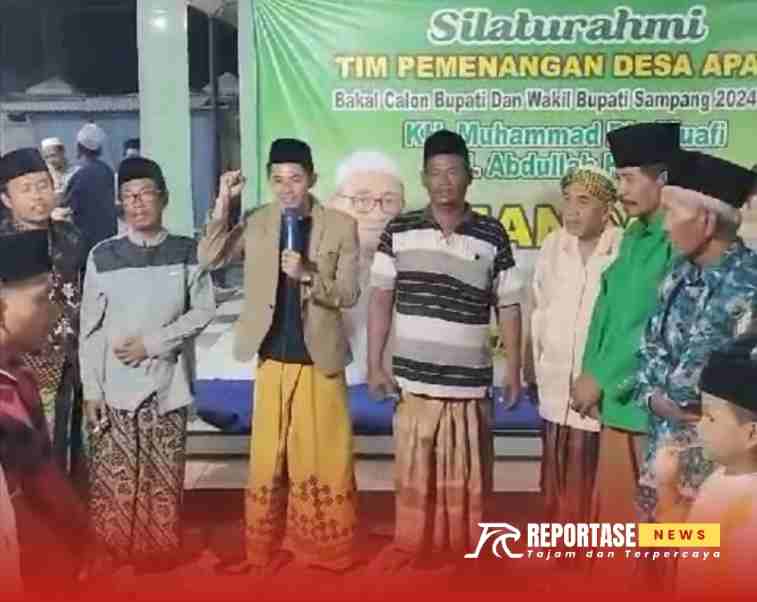 Warga Desa Apaan Pangarengan Deklarasikan Pemenangan Kiai Mamak dan Mas AB