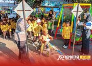 Satlantas Polres Lumajang Tanamkan Kesadaran Berlalu Lintas Sejak Dini pada Anak PAUD