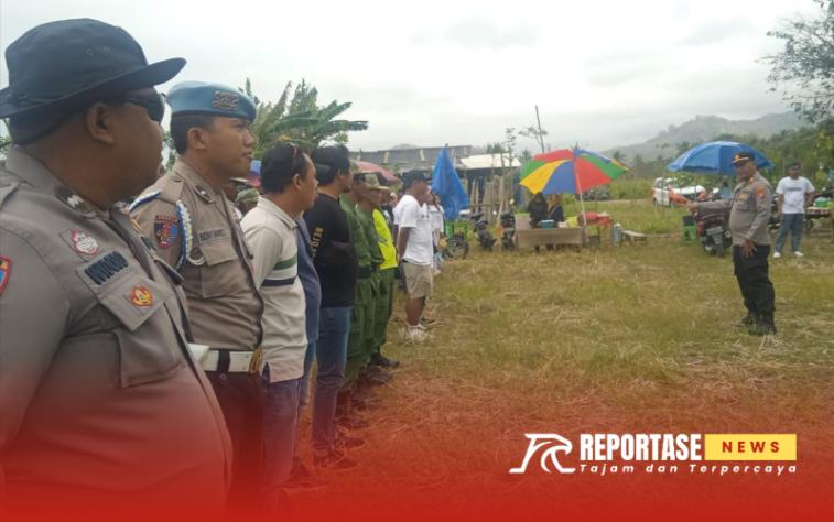 Apel Pengamanan Konser Dangdut di Banyuwangi, Kapolsek Pesanggaran Pastikan Situasi Kondusif