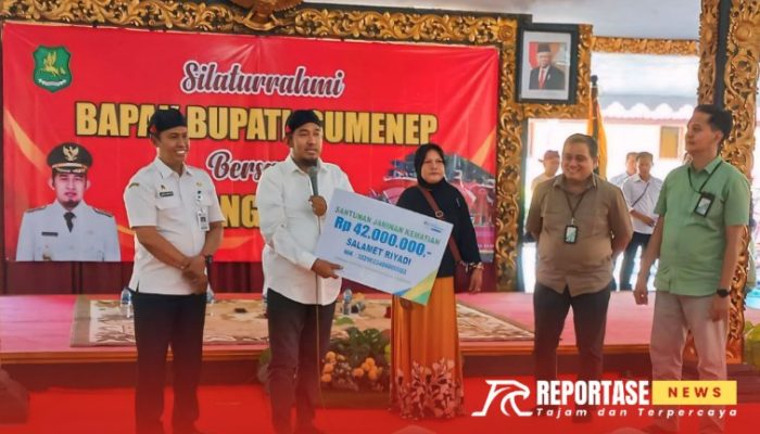 Bupati Sumenep Undang Tukang Becak, Sosialisasikan Program BPJS dan Serahkan Santunan Jaminan Kematian