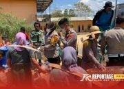 Satlantas Polres Sumenep Bagikan 12.000 Liter Air Bersih untuk Warga Terdampak Kekeringan