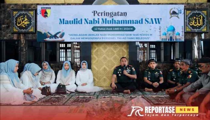 Peringatan Maulid Nabi 1446 H, Dandim 0821/Lumajang Ajak Prajurit Teladani Rasulullah