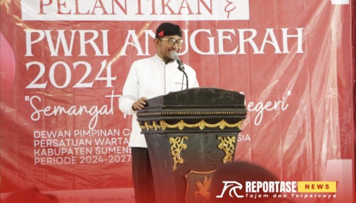 Pelantikan DPC PWRI Sumenep: Bupati Dukung Kolaborasi Wartawan dan Pemerintah