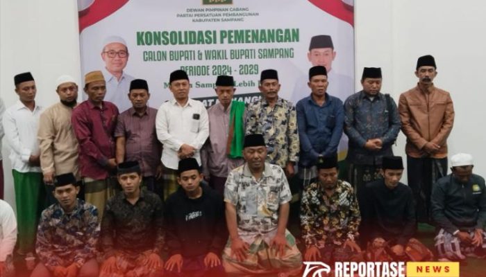 Terus Mengalir, Kini Alumni PP Banyuanyar Dukung Kyai Mamak dan Mas Ab di Pilkada Sampang