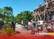 Babinsa Tempursari dan Warga Gotong Royong Pengecoran Dak Musala Al Ikhlas