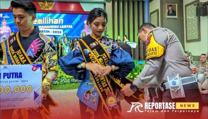 Duta Mahameru Lantas Jatim 2024 Resmi Dilantik, Lumajang Raih Juara 2