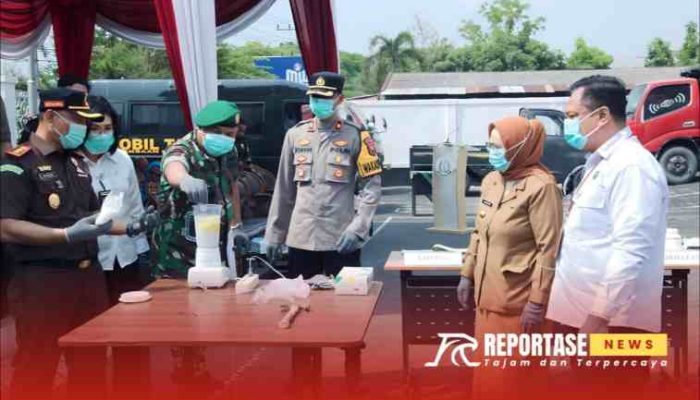 Pemusnahan BB, Dandim Lumajang Tegaskan Komitmen TNI Menjaga Keamanan