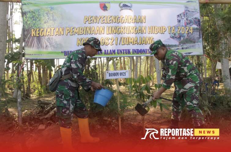 Kegiatan penghijauan dalam program Pembinaan Lingkungan Hidup Tahun 2024