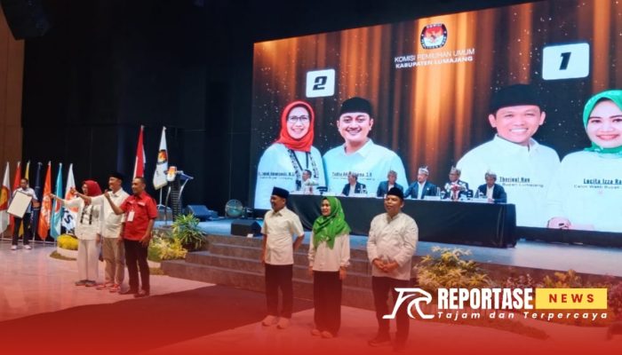 Pleno Terbuka KPU Lumajang, Pengundian dan Penetapan Nomer Urut Calon Bupati dan Wakil Bupati