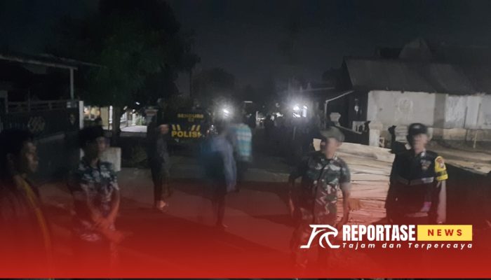 Patroli Gabungan Babinsa Bersama Bhabinkamtibmas Sarikemuning, Ciptakan Situasi Aman di Dusun Maduran