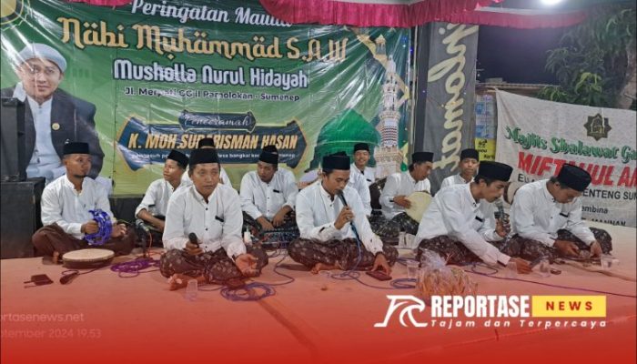 Hadrah Al-Banjari Miftahul Amal Semarakkan Peringatan Maulid Nabi di Musholla Nurul Hidayah