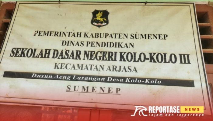 SDN Kolo Kolo III di Sumenep Terancam Roboh