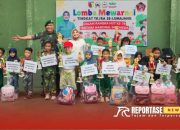Lomba Mewarnai, Ketua Persit KCK Cabang XXXV Kodim 0821 Dorong Kreativitas dan Percaya Diri Anak-Anak