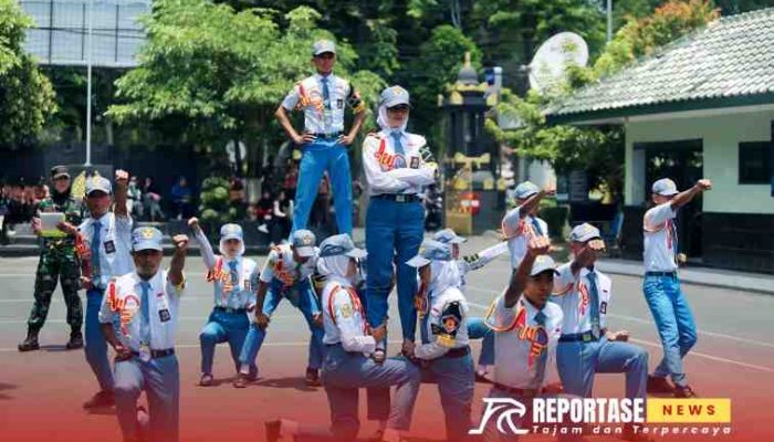 HUT ke-79 TNI, Kodim 0821 Lumajang Gelar Lomba PBB Piala Panglima TNI Tingkat SLTA Sederajat