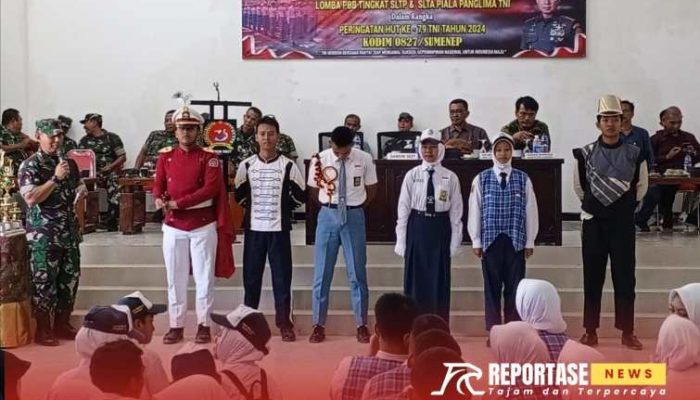 Lomba PBB Kodim 0827 Sumenep, Ajang Pembentukan Karakter dan Disiplin Pelajar