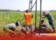 Babinsa Darungan Dampingi Pengeboran Sumber Air untuk Pengairan Lahan Pertanian