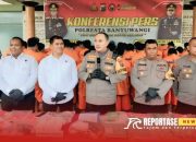 Polresta Banyuwangi Ungkap 39 Kasus Narkoba dan Okerbaya