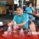 M. Sujak (kiri) bersama Ketua DPC PPP H. Sudi saat melakukan klarifikasi ke awak media