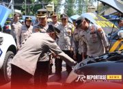 Pastikan Kesiapan Pengamanan Pilkada 2024,Tim Logistik Polda Jatim Cek Ranmor Dinas Polres Lumajang