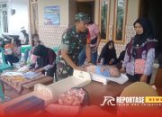 Babinsa Kunir Lor, Dampingi Monitoring Pelayanan Posyandu Balita di Dusun Sumbersari